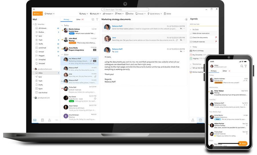 eMClient – Nowoczesny klient poczty dla Windows i macOS - Klient Pocztowy  eM Client 